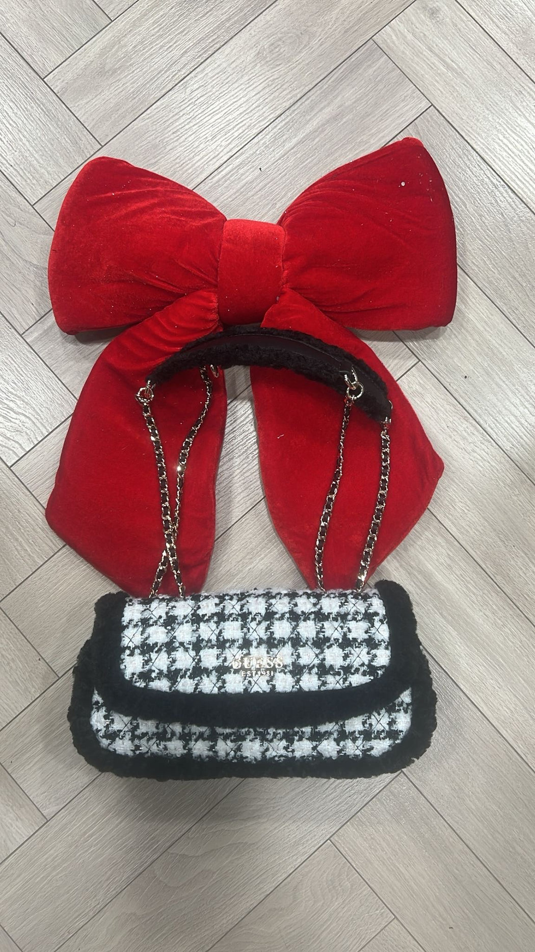 GUESS CRISTI QT813921 BLACK MULTI bag