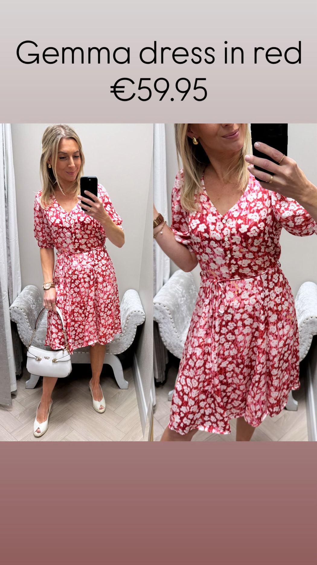 Gemma pink Dress