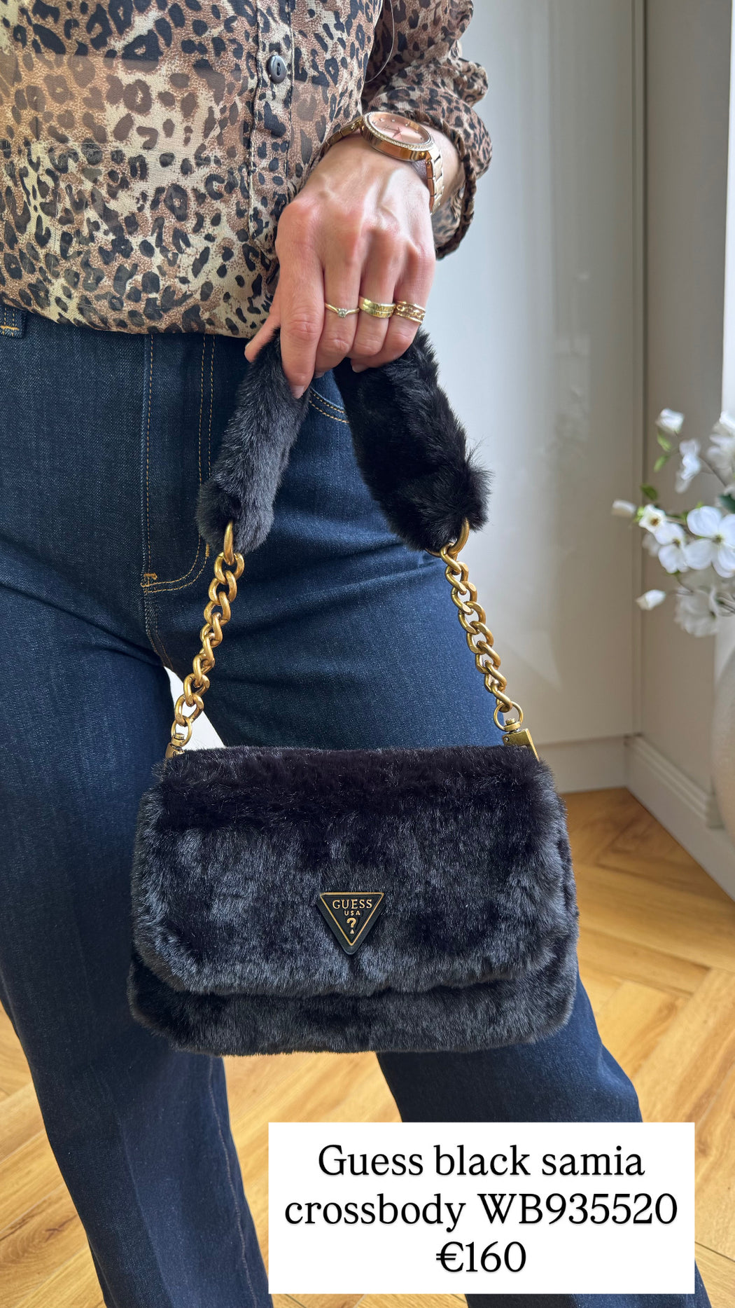 Guess black samia crossbody WB935520