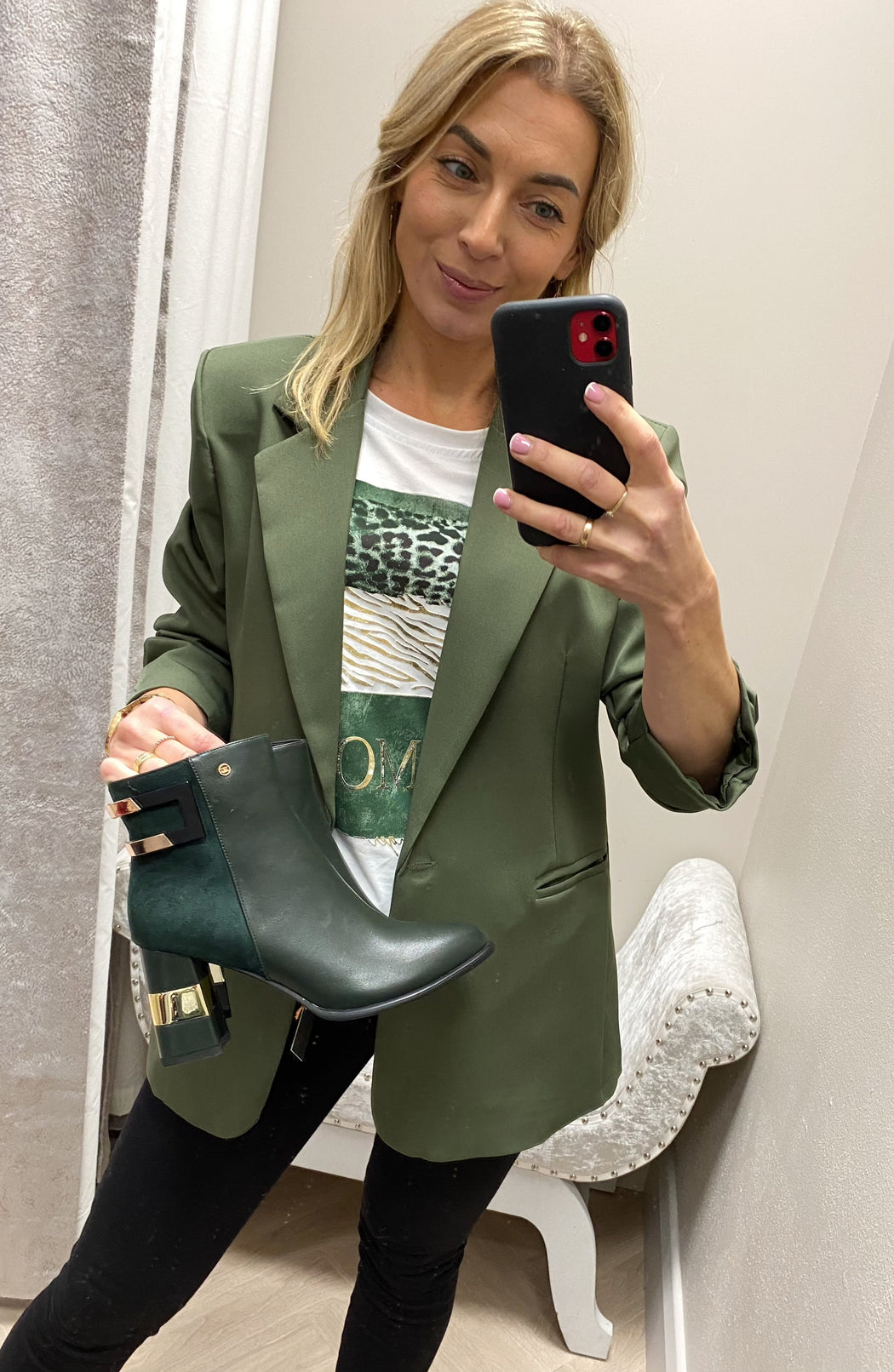 Khaki  Ellie blazer