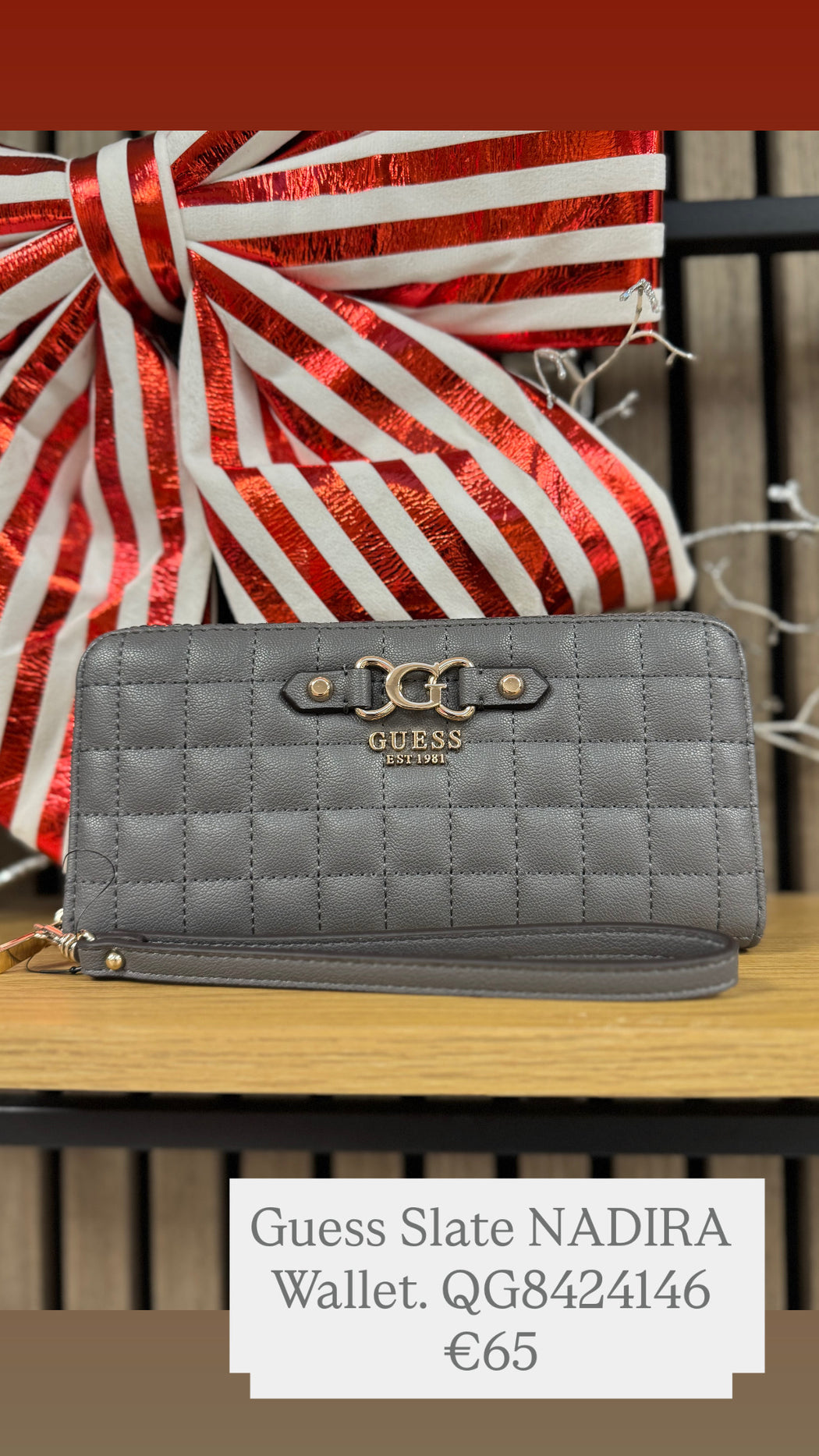 Guess Slate NADIRA Wallet. QG8424146