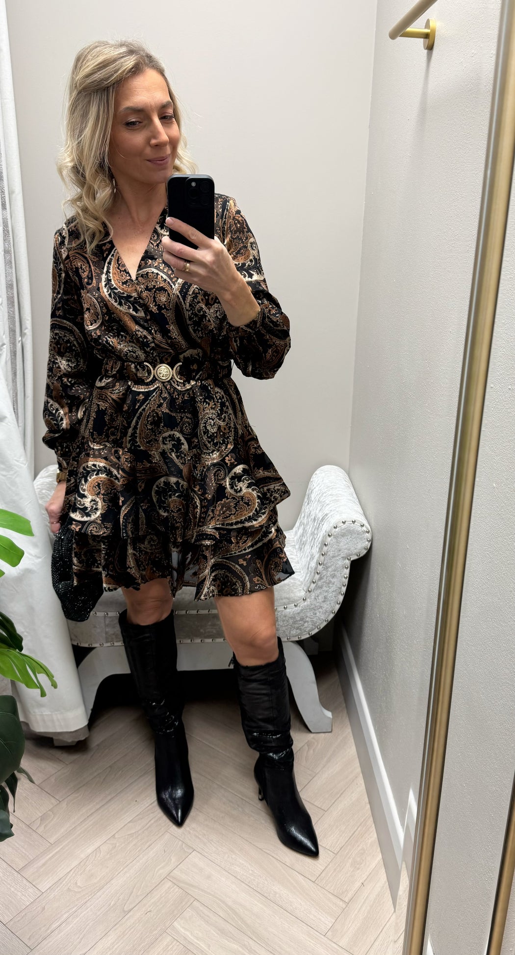 Clarisse guess paisley print dress W5BK53W2770 - P1WT