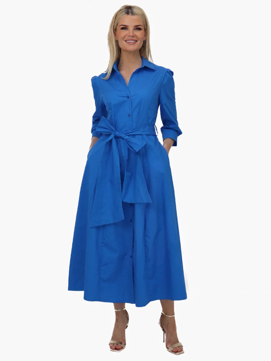 VICTORIA BLUE MAXI DRESS