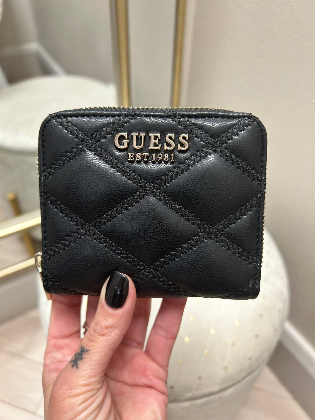 Qg9632137 guess black Yasmin wallet