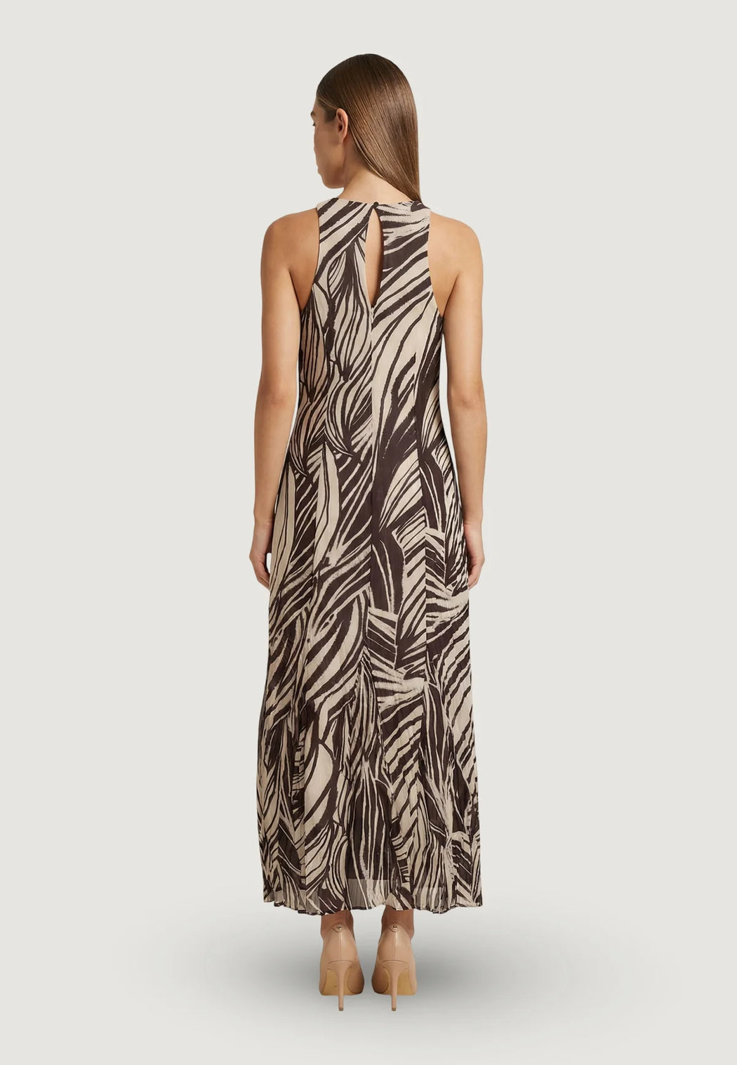 Guess Serafina mesh lon maxi dress w6gk13k2943- pmic