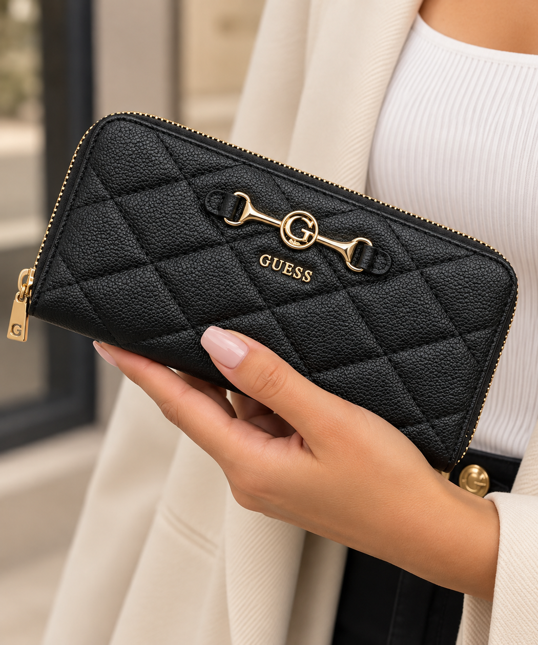 Guess Frances black wallet qg2241146