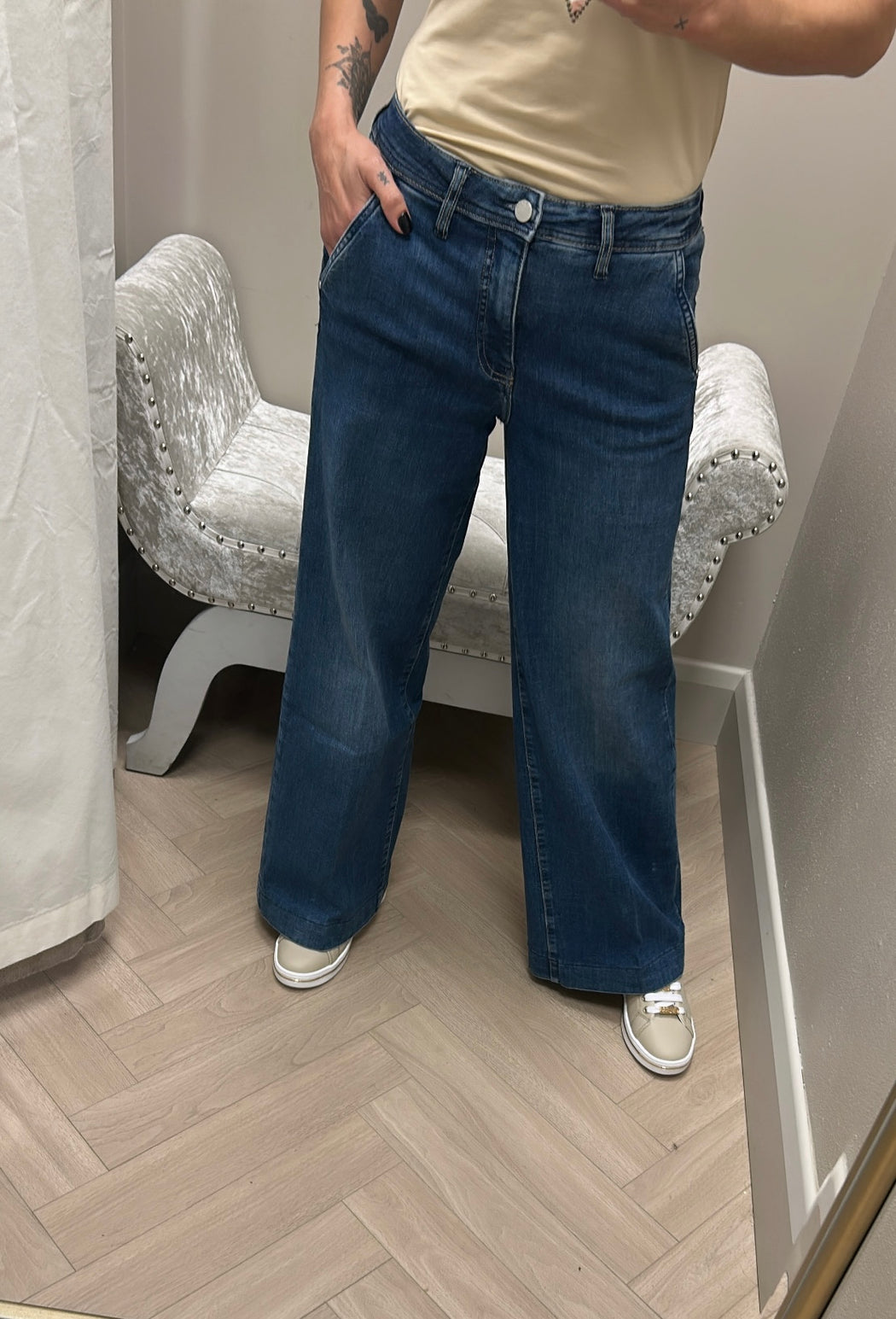 Guess wide leg flare jeans W5RA1LD5L73