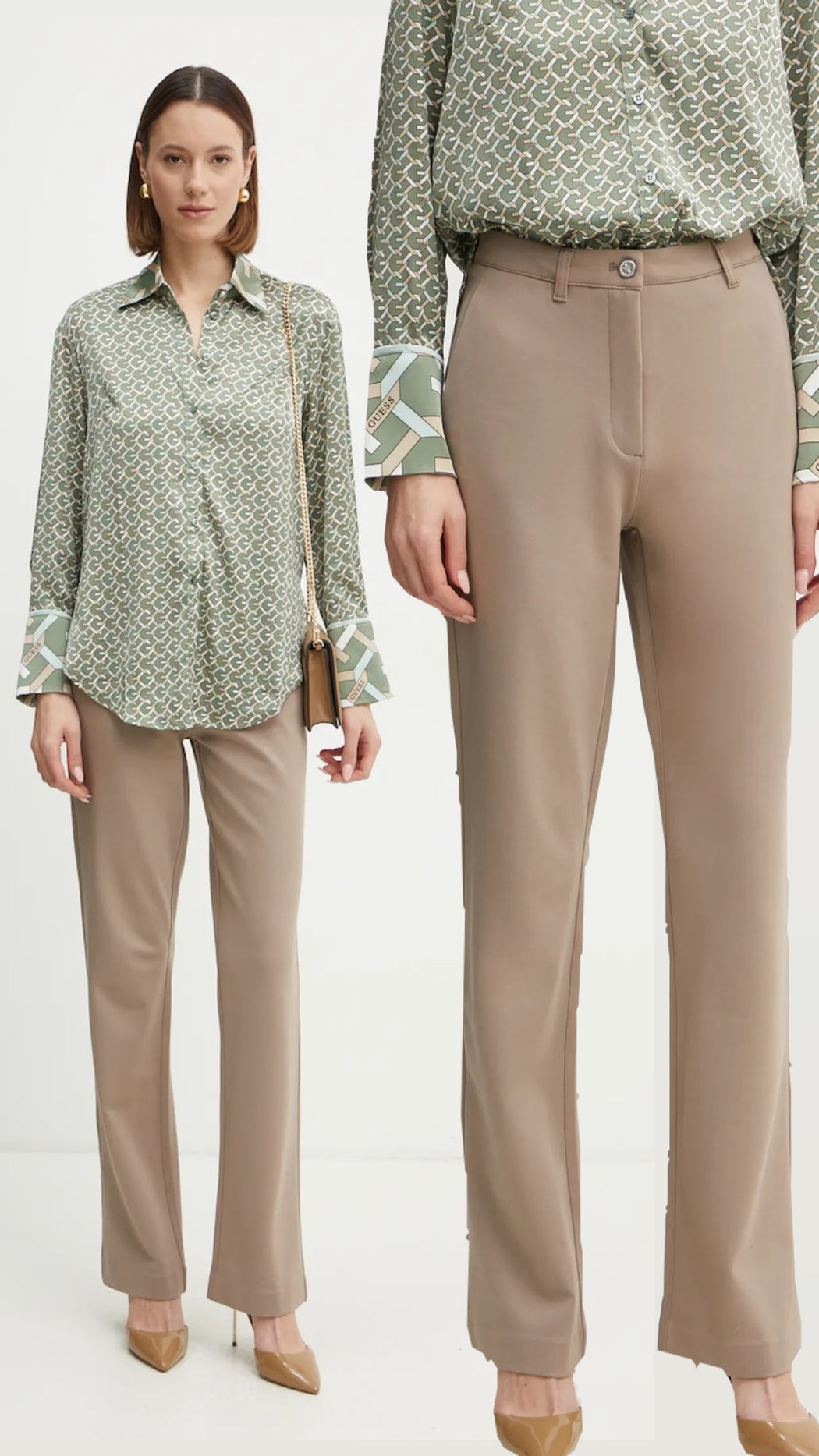 Mocha guess zoe pants W5RB30KCMU2