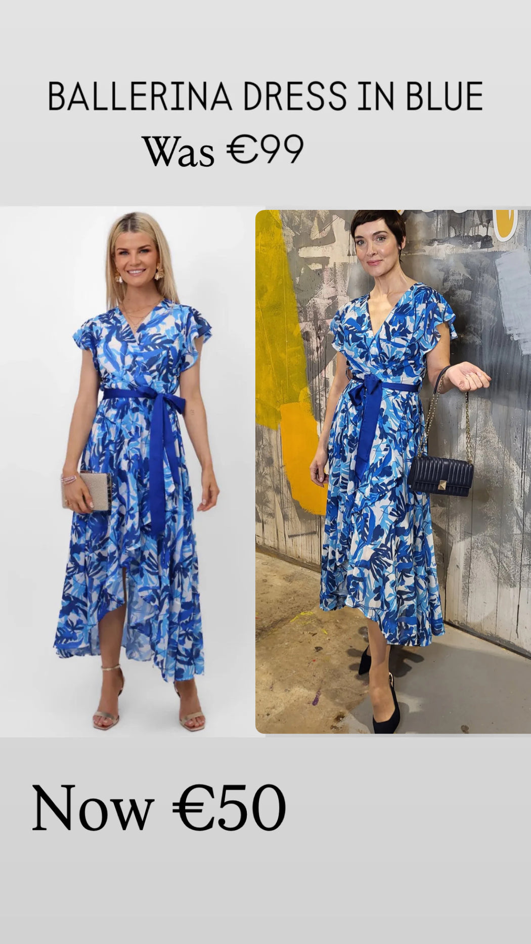 BALLERINA DRESS IN BLUE