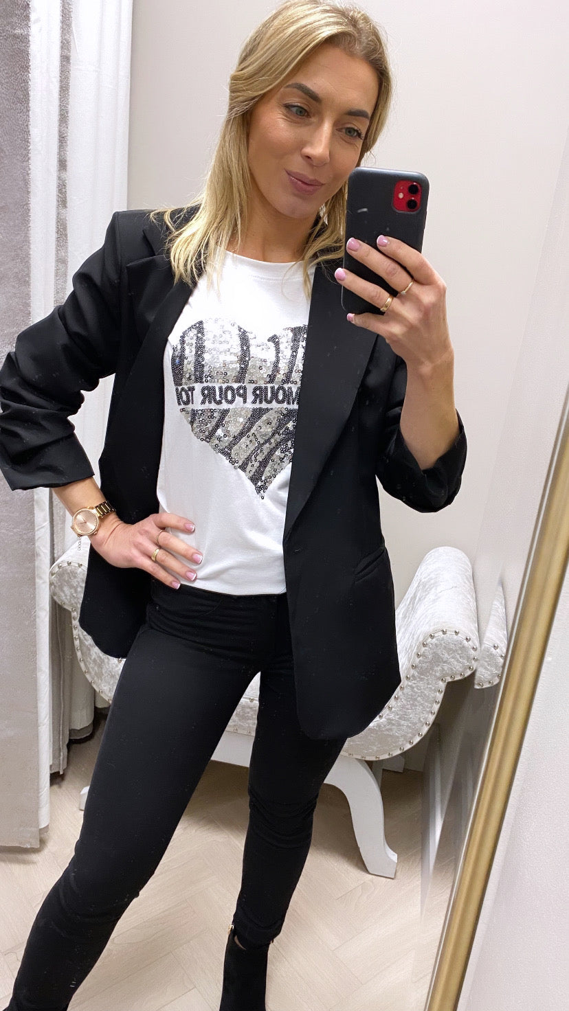 Black  Ellie blazer