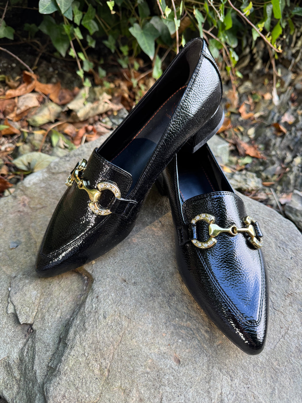 Dalat one Ink Glaze pointed loafer