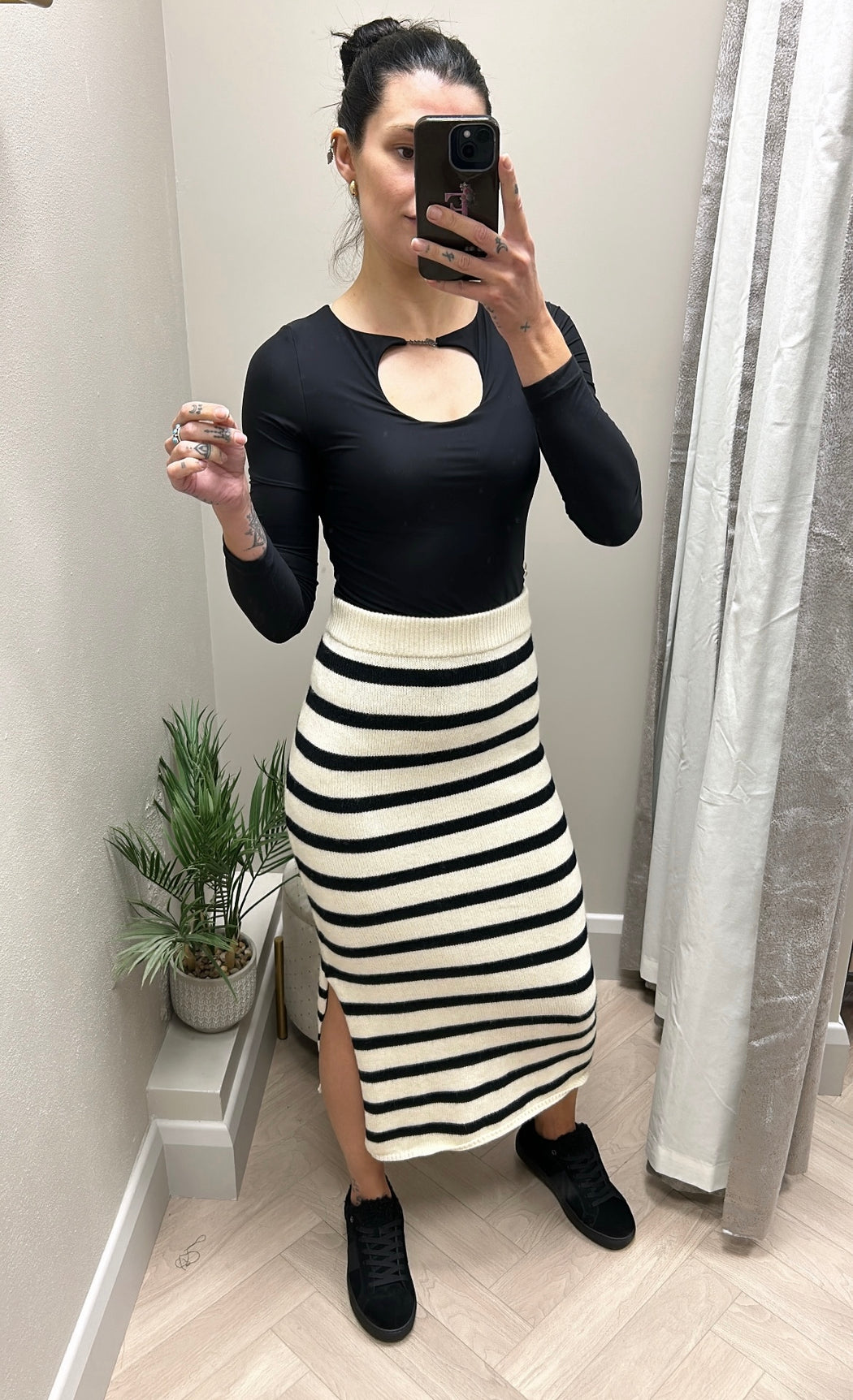 Circe knit midi skirt