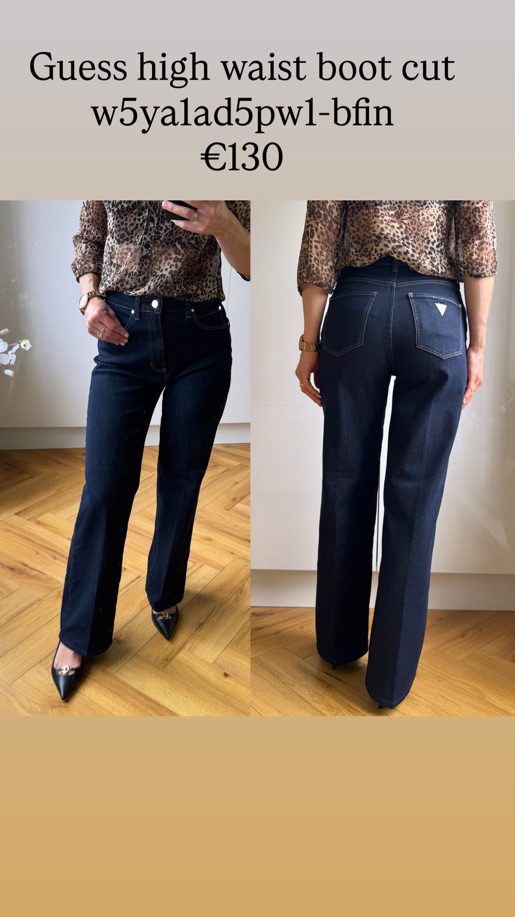 Guess high waist boot cut w5ya1ad5pw1-bfin