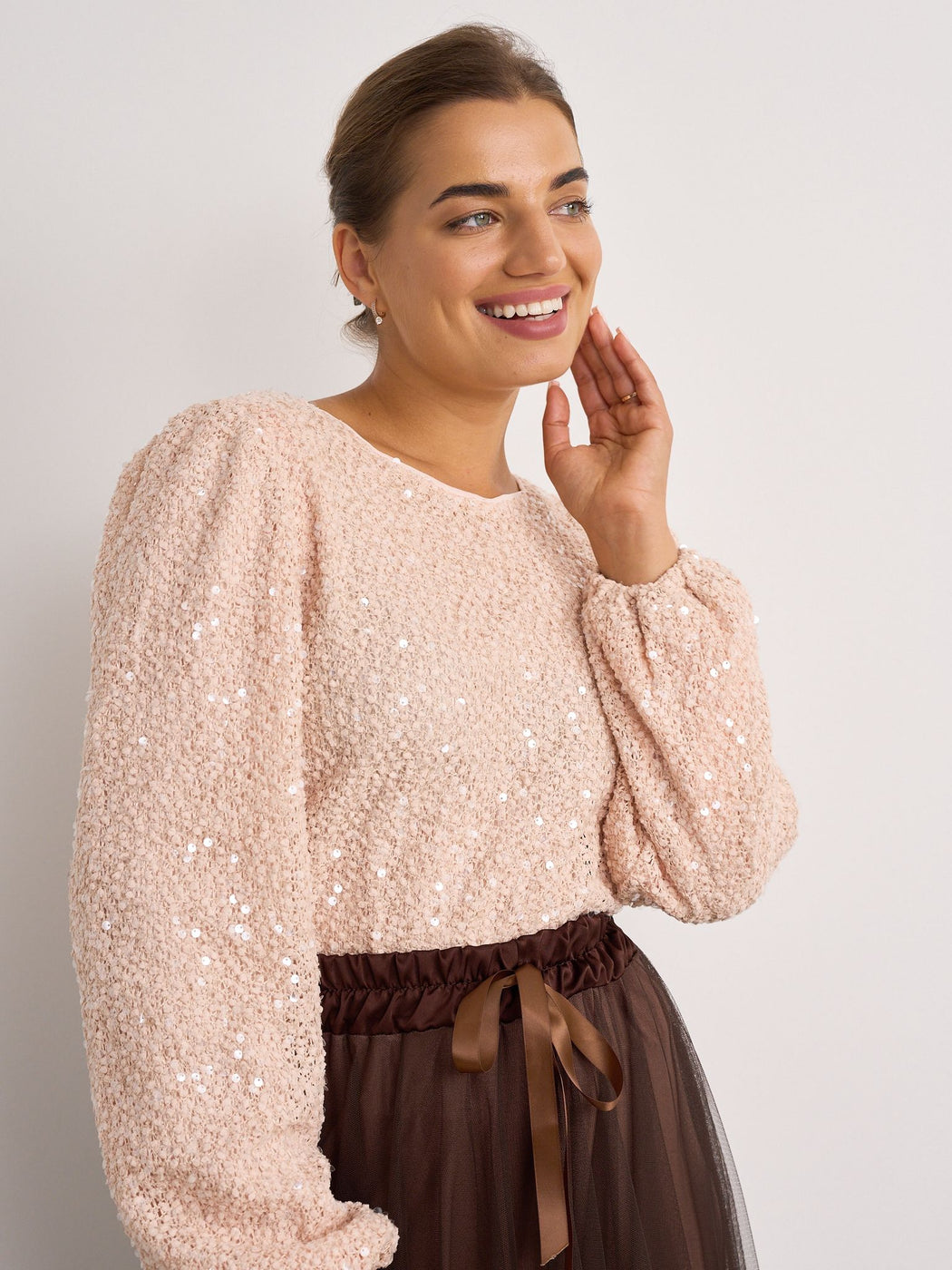 Blush caprise top
