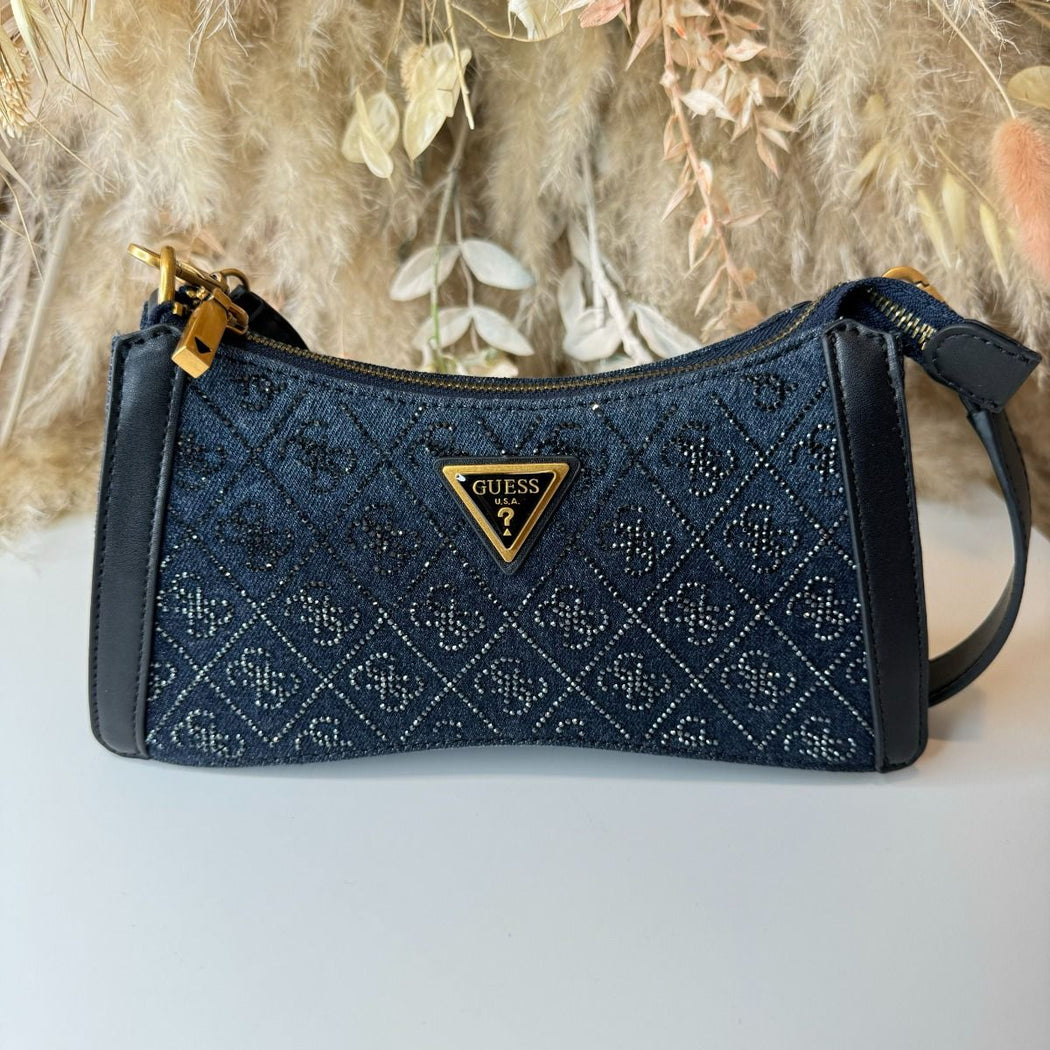 Guess Dili navy black guess shoulder bag