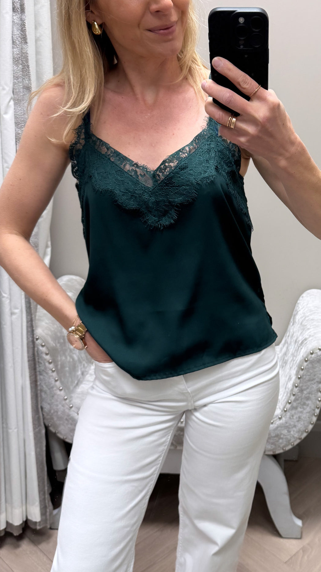 Green Goya cami