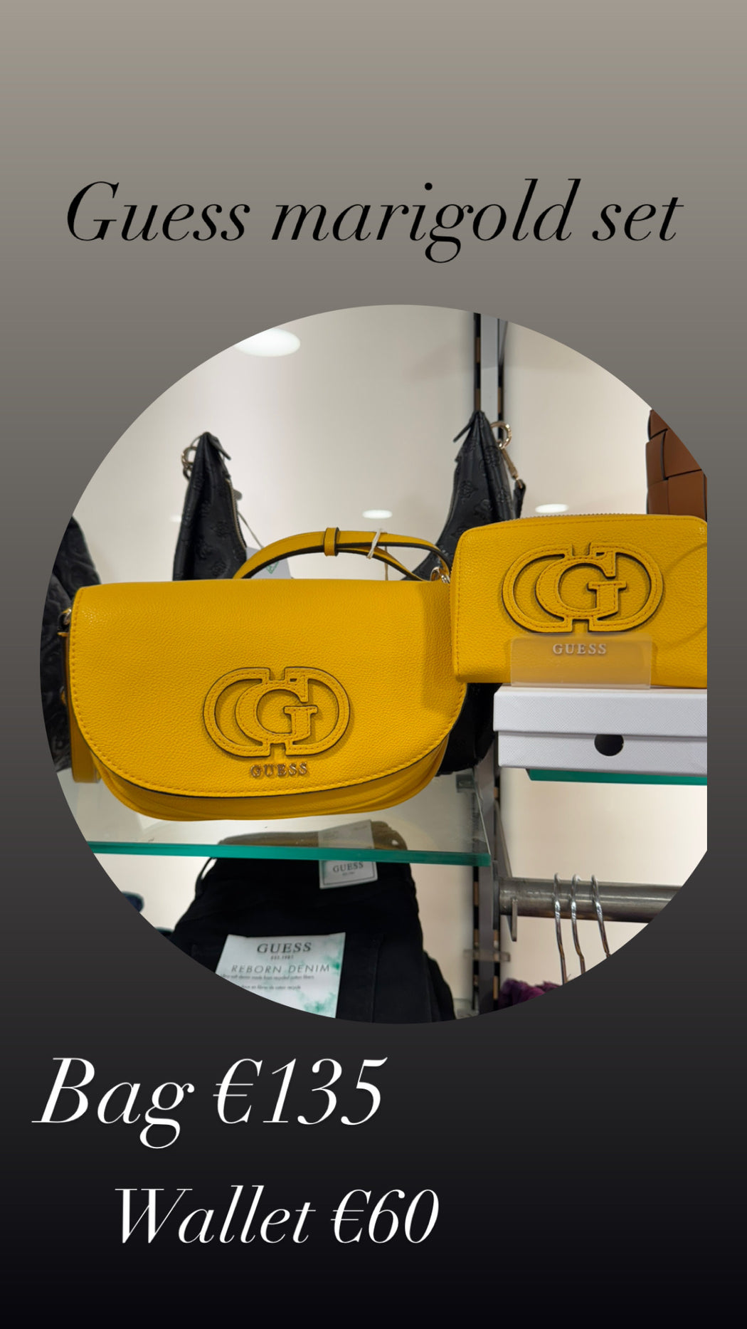 Guess Marigold mustard CALEBRA Bag BG953621