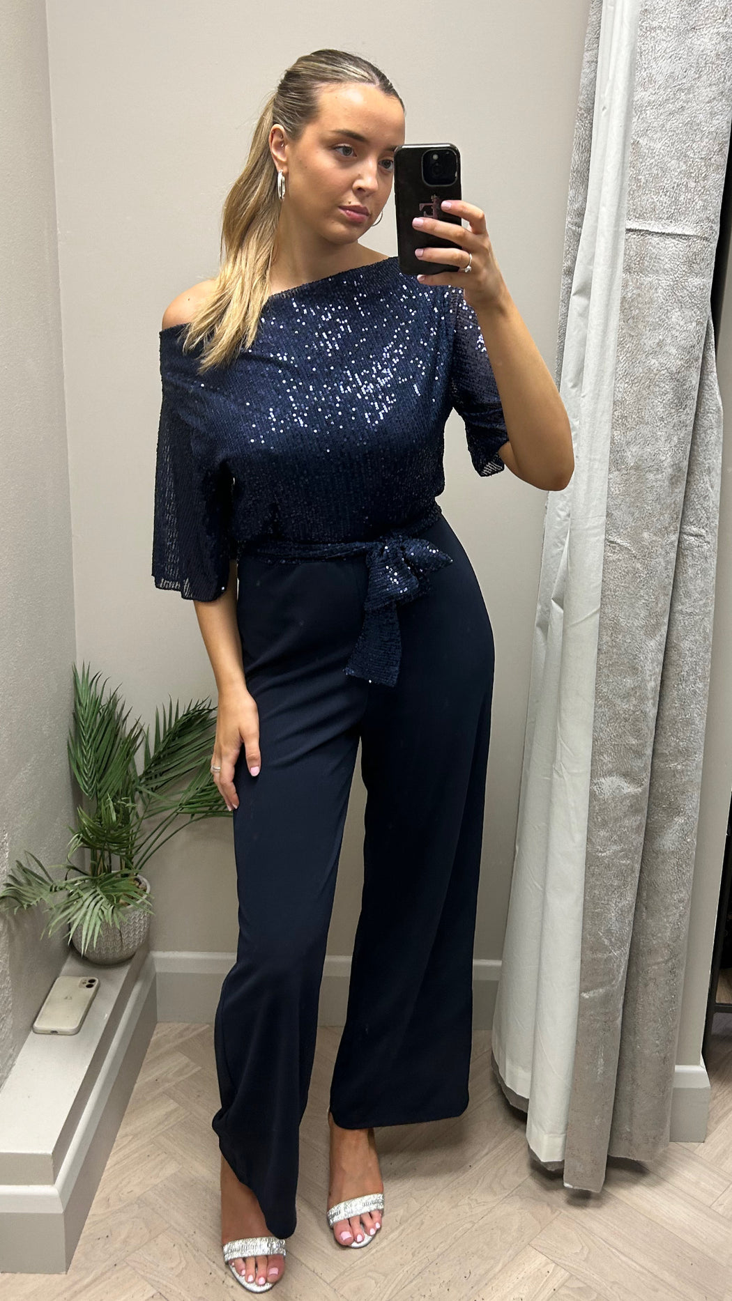 Navy Gracie jumpsuit