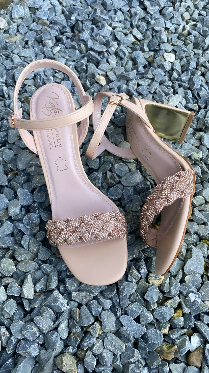 Ingleby rose gold heels