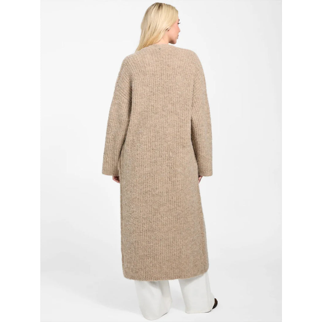 Guess beige beniko boucle  cardi w5br54zo702