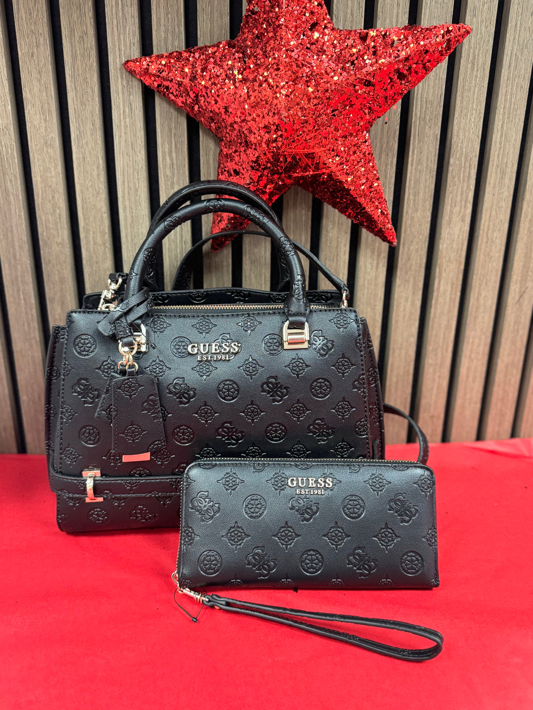 Guess black logo zarela bag PD963006