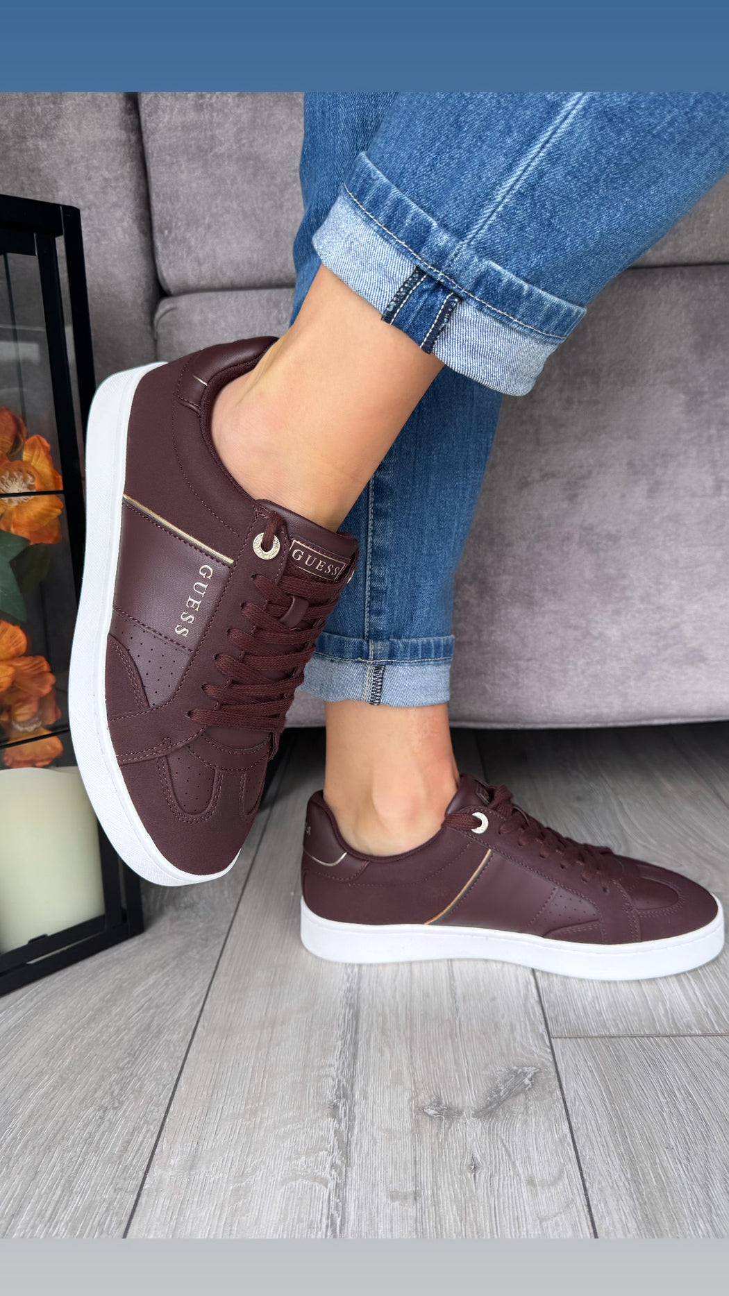 Guess jrone wine sneaker flfjr8pel12