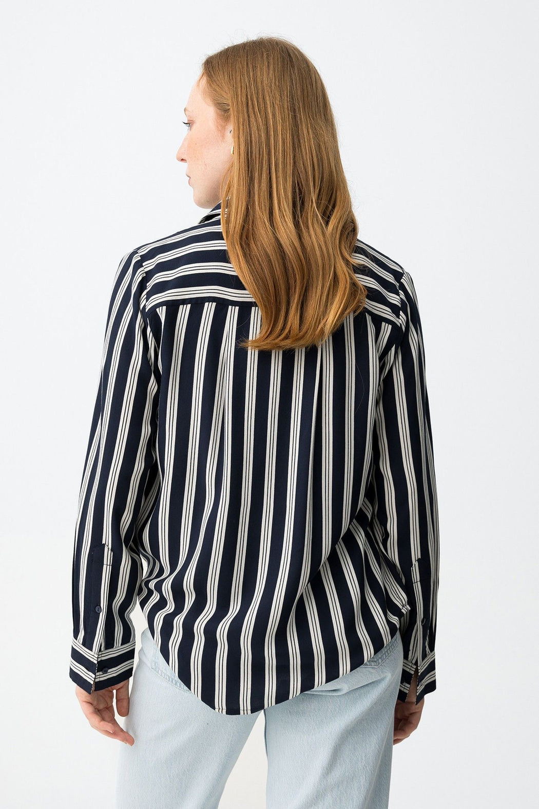 Raider striped shirt navy /cream
