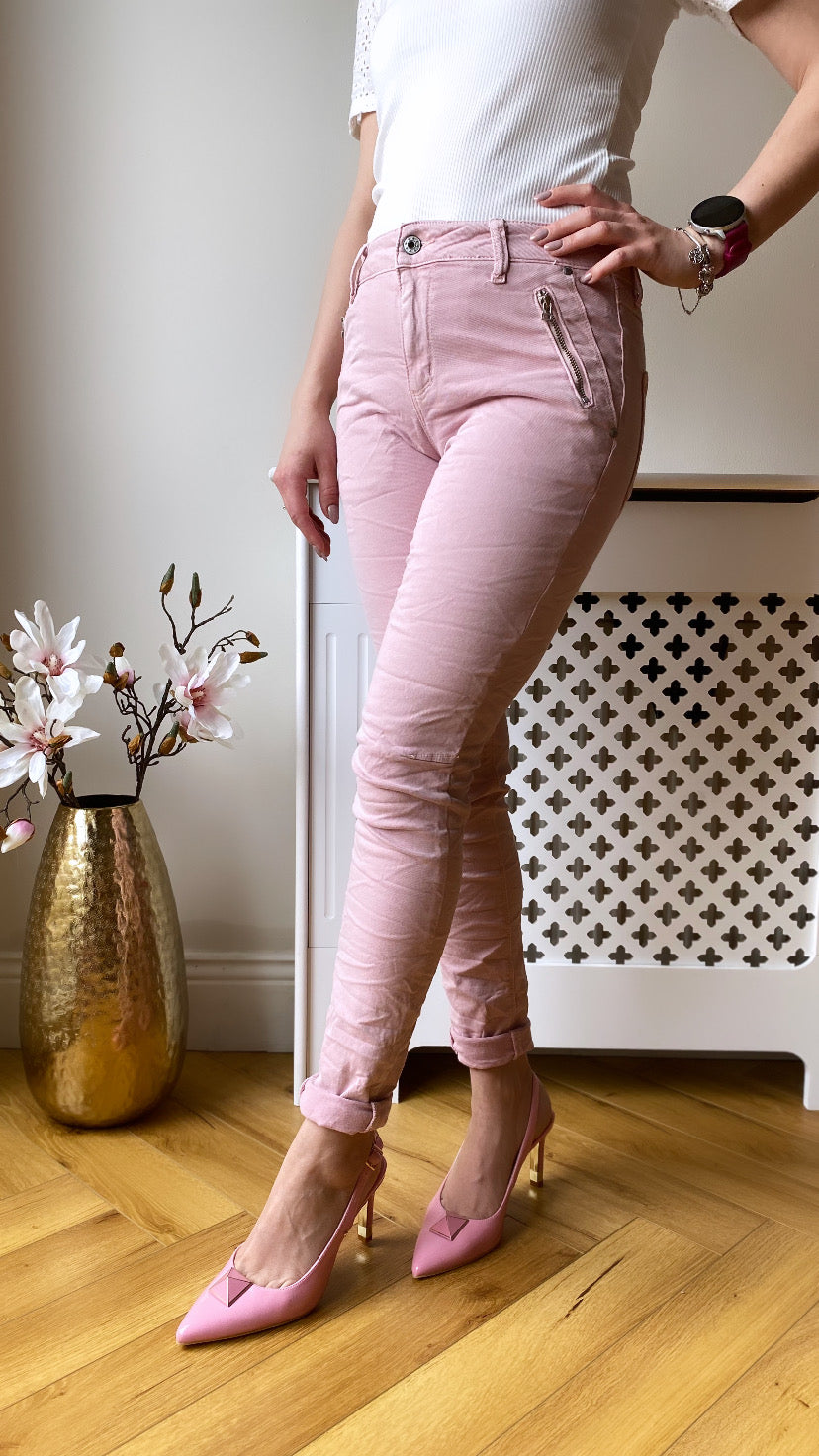Melly pink mc8126-15 jeans