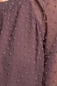 Laurinda mauve blouse