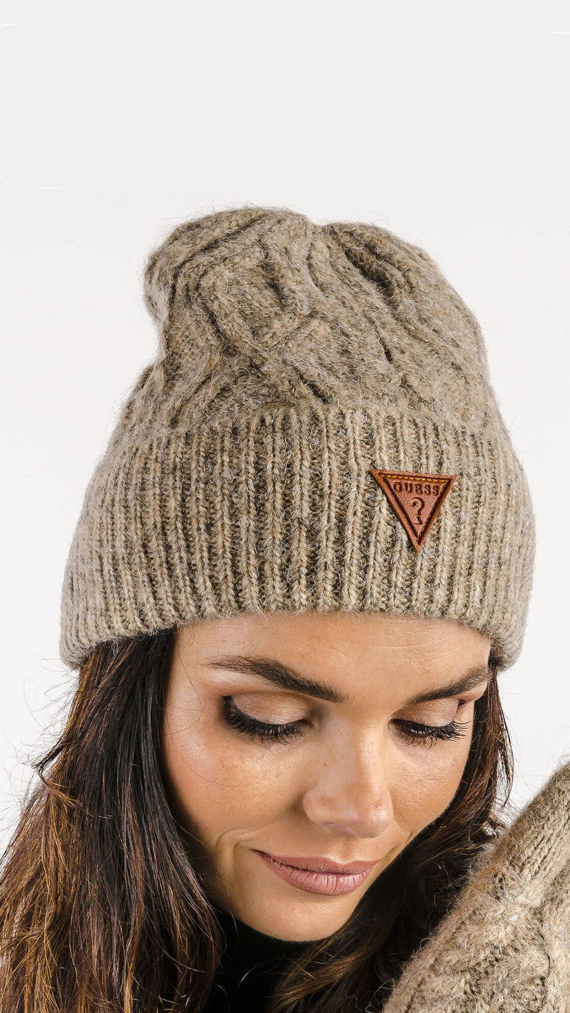 Cable knit Beanie aw5210POL01-cam