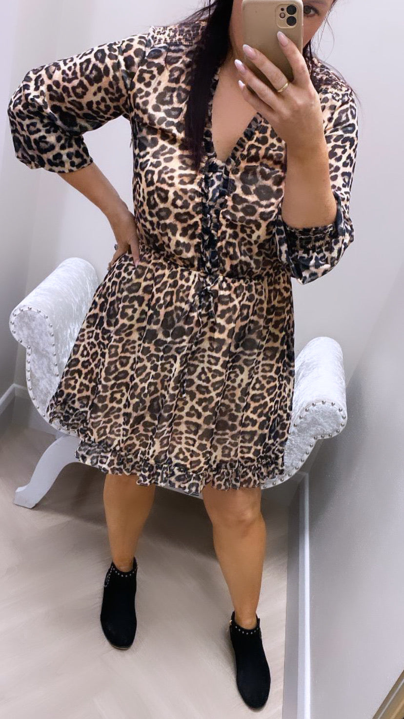 W4GK42WDW82-P1GS leopard print dress