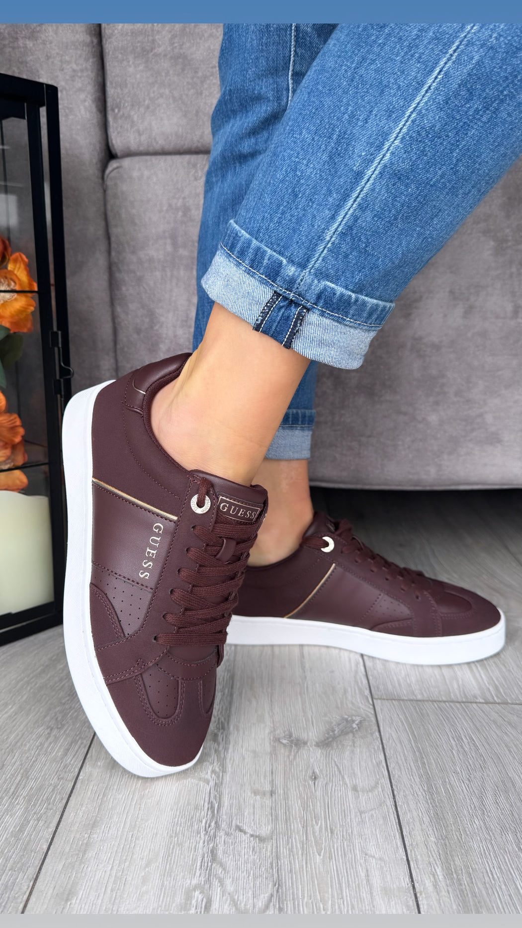Guess jrone wine sneaker flfjr8pel12