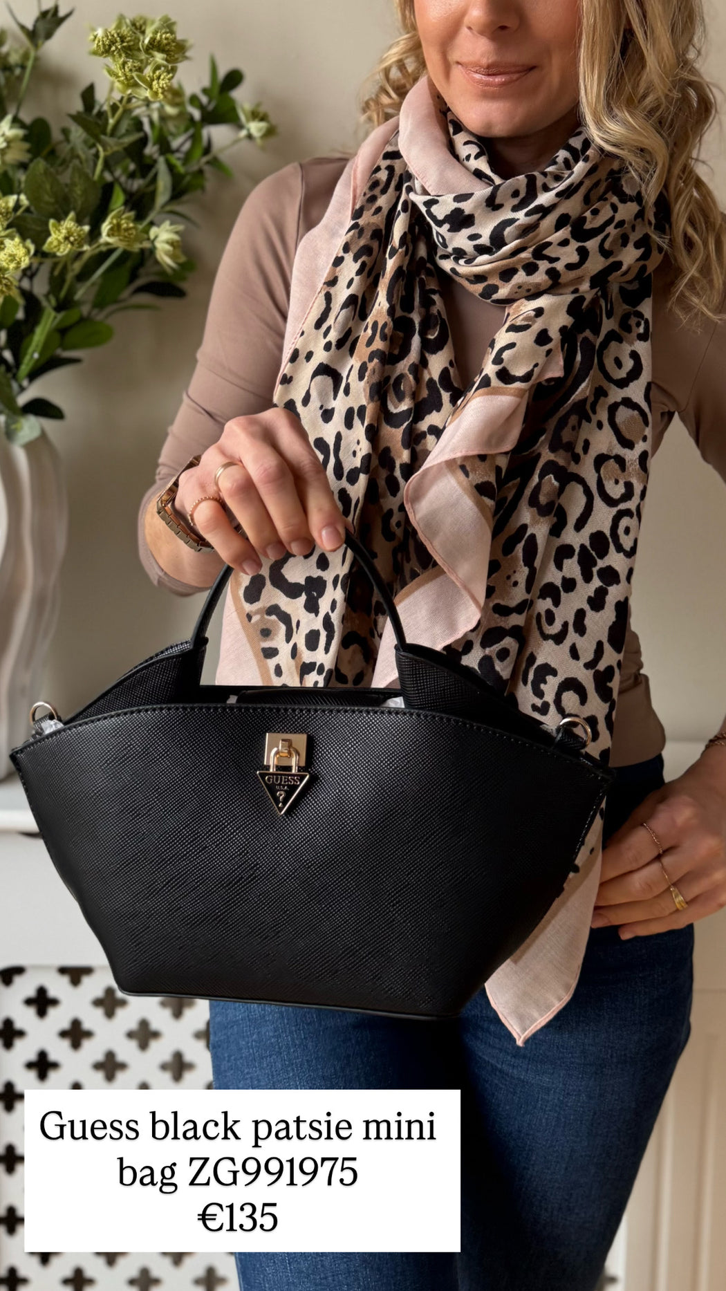 Guess black patsie mini bag ZG991975