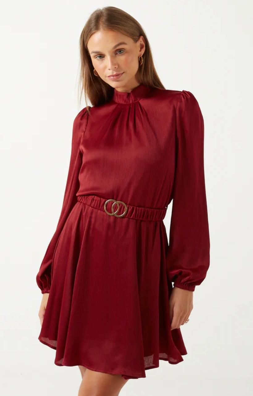 Lara wine dress