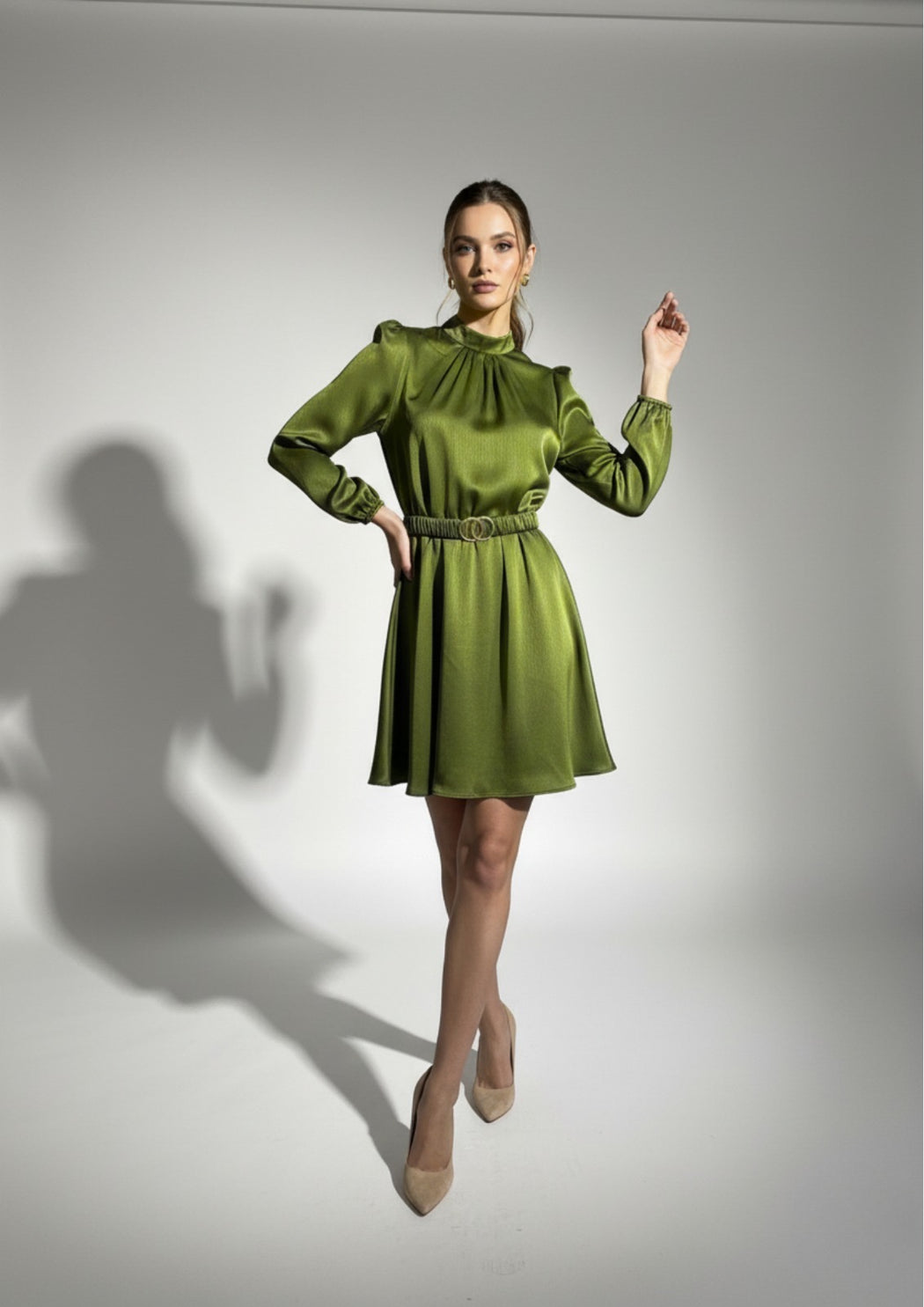 Lara khaki dress