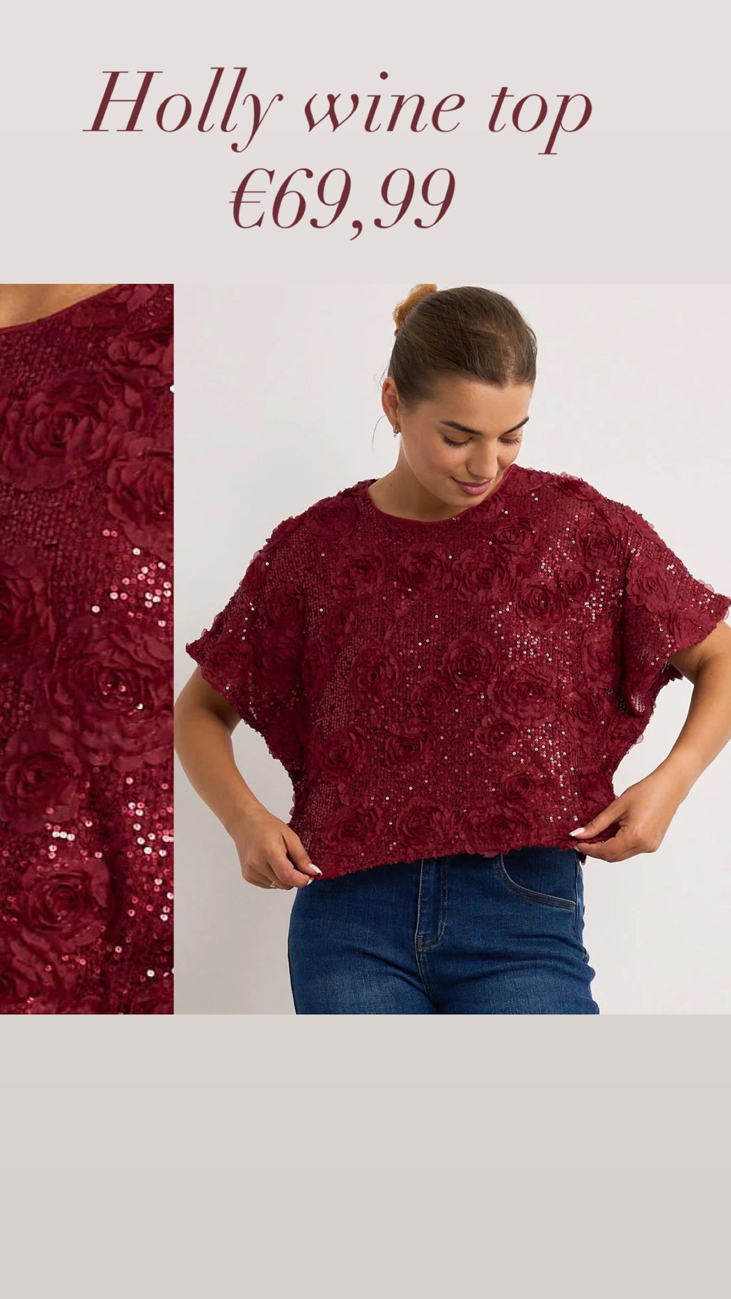Holly wine top