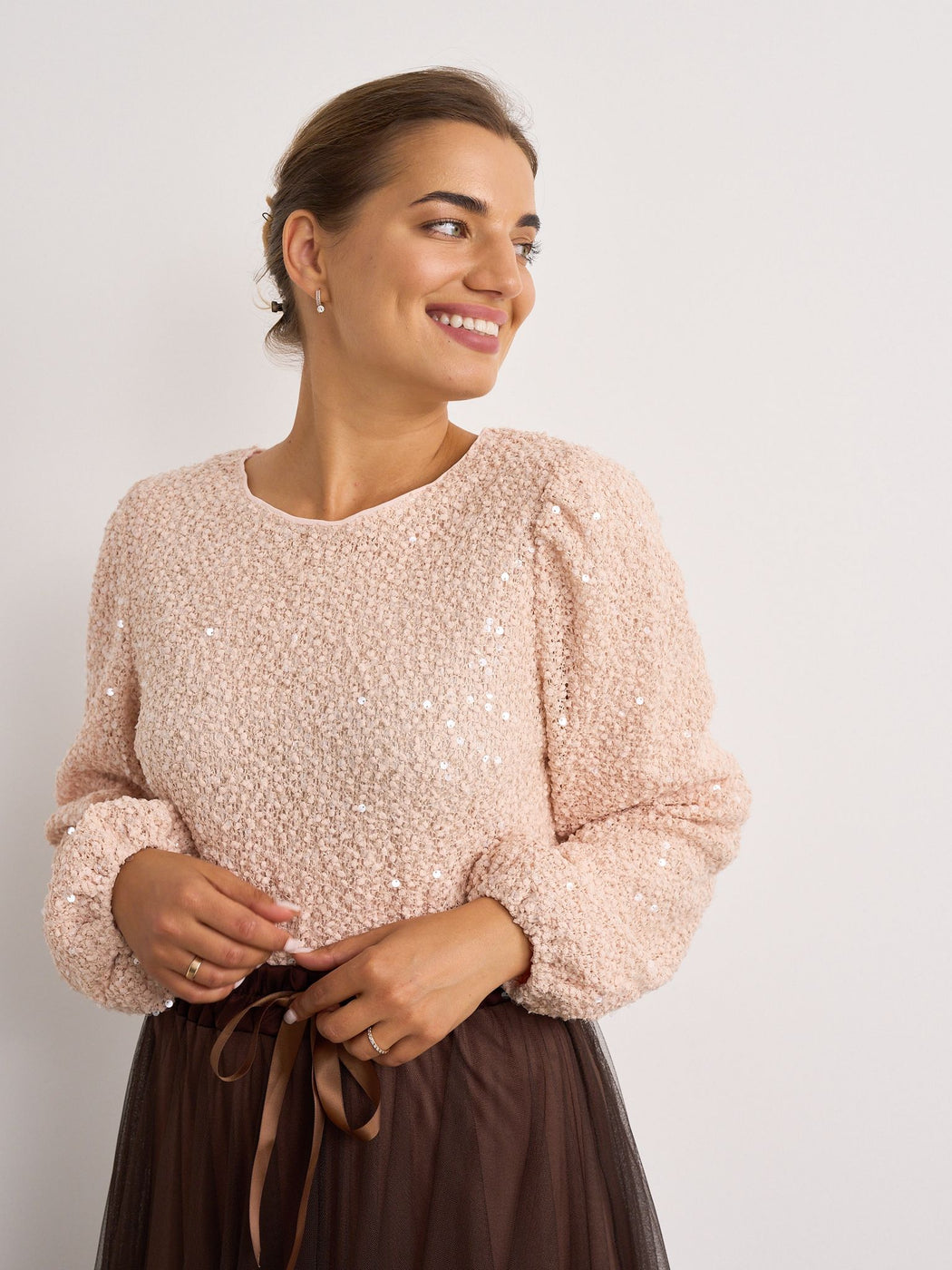Blush caprise top