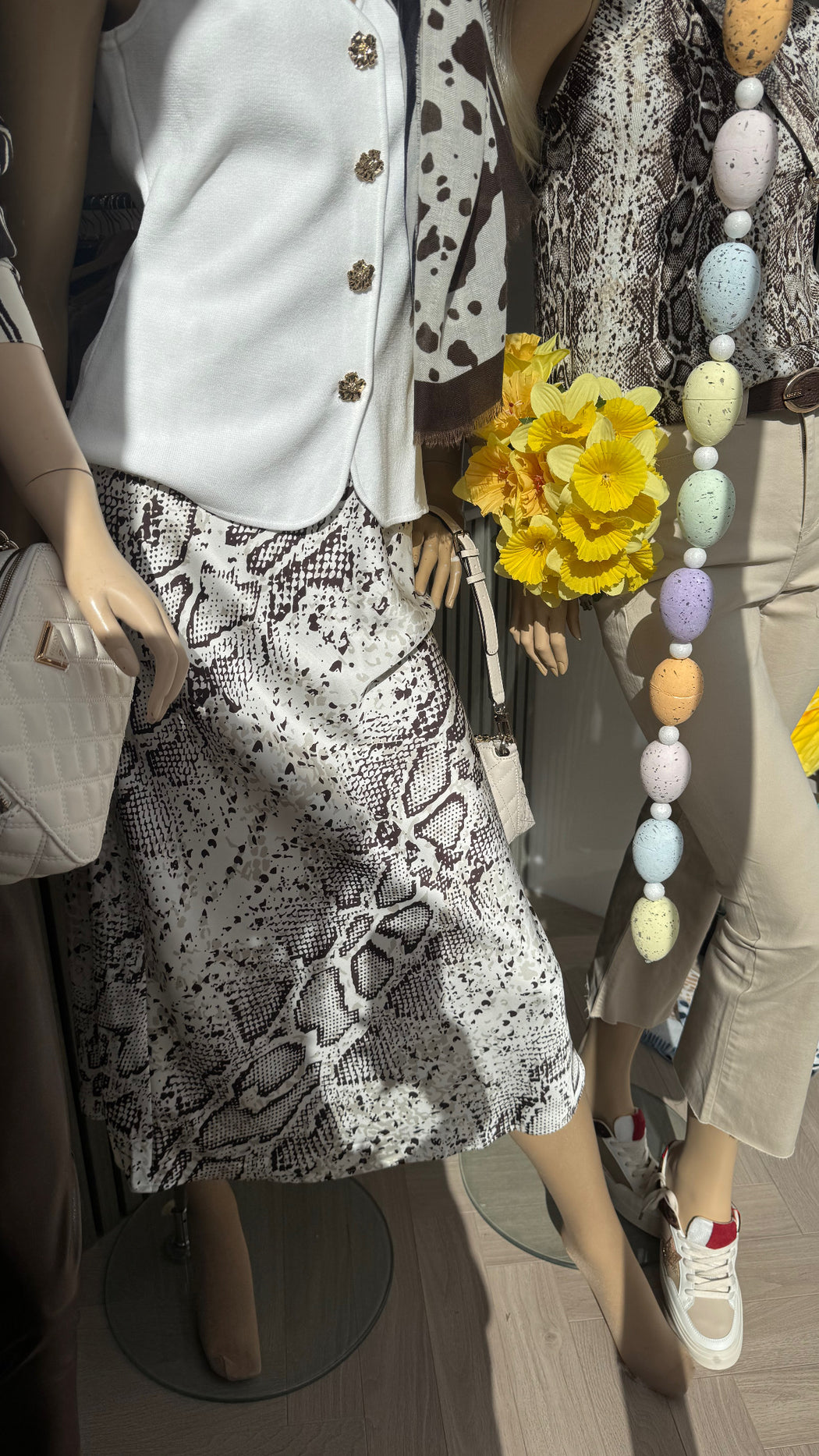 Kansas python midi skirt