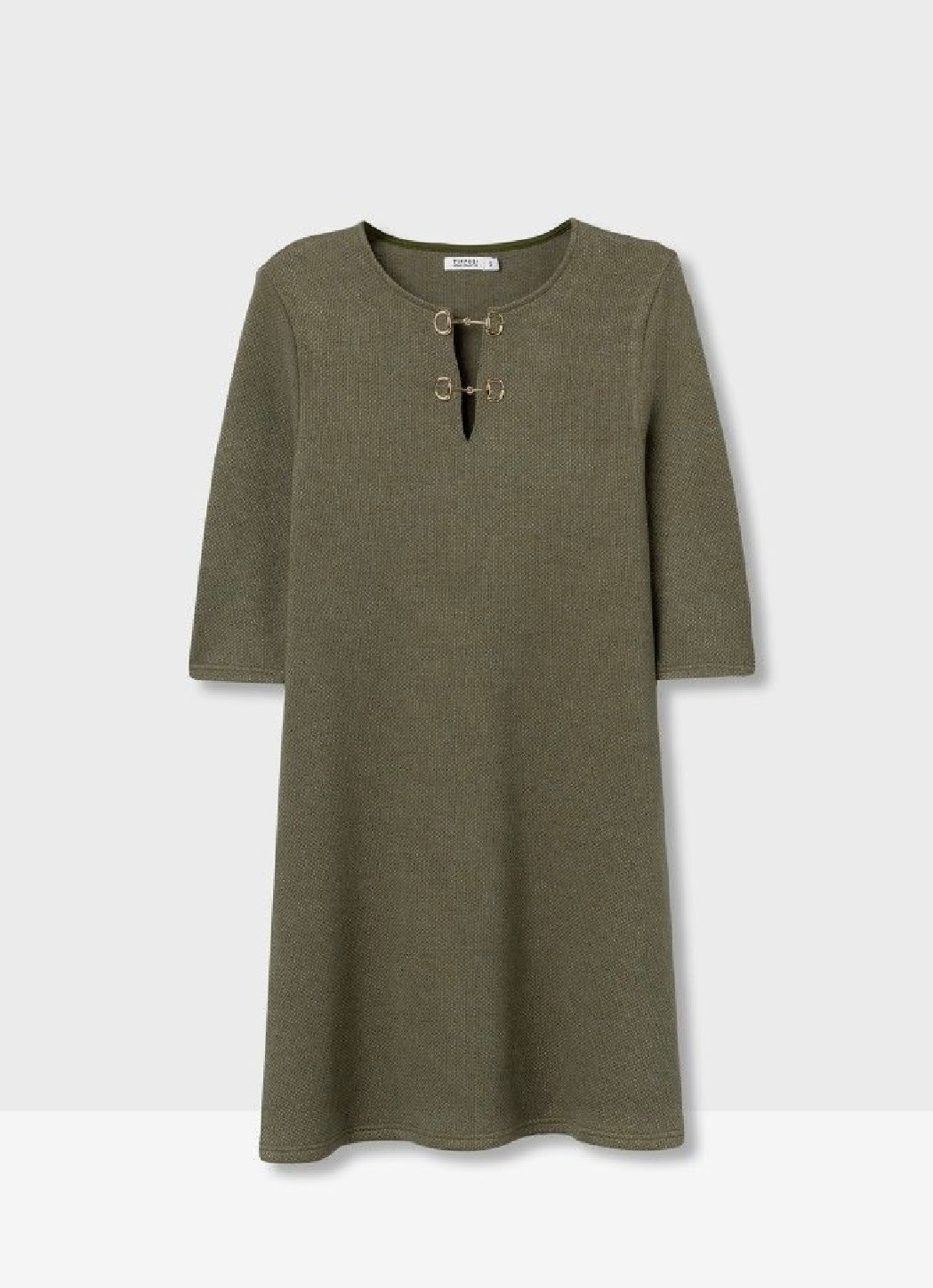 Henry khaki knit dress