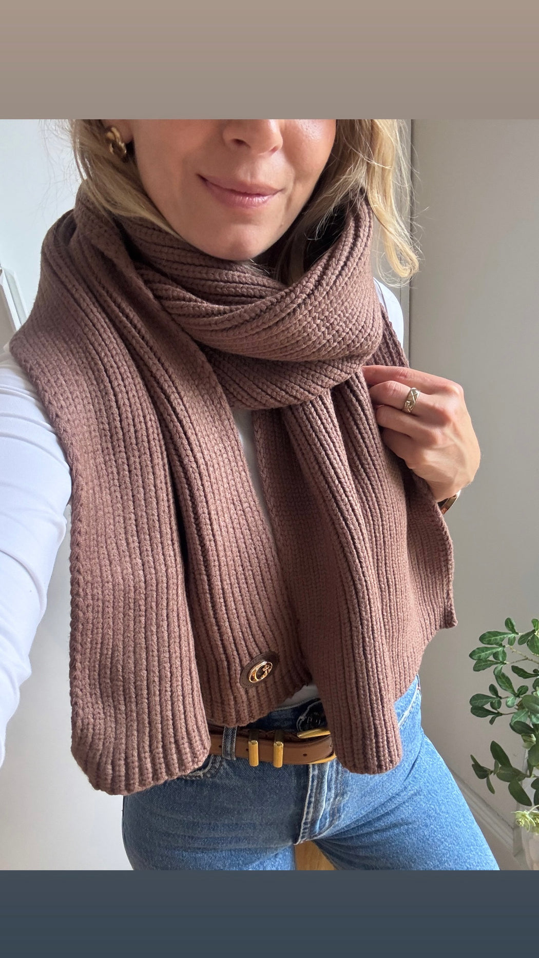 Guess espresso scarf AW5639POL03 - ESP