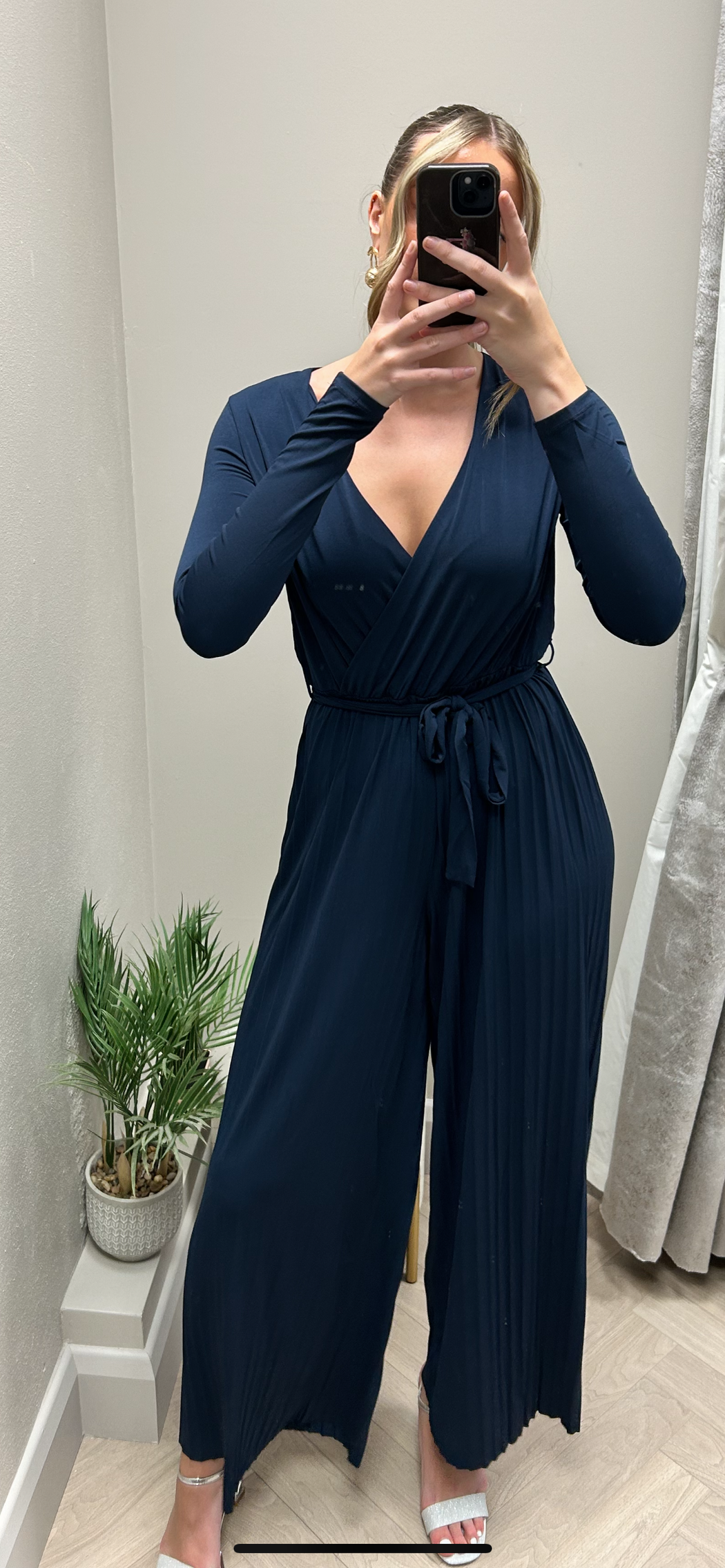 Jana navy jumpsuit