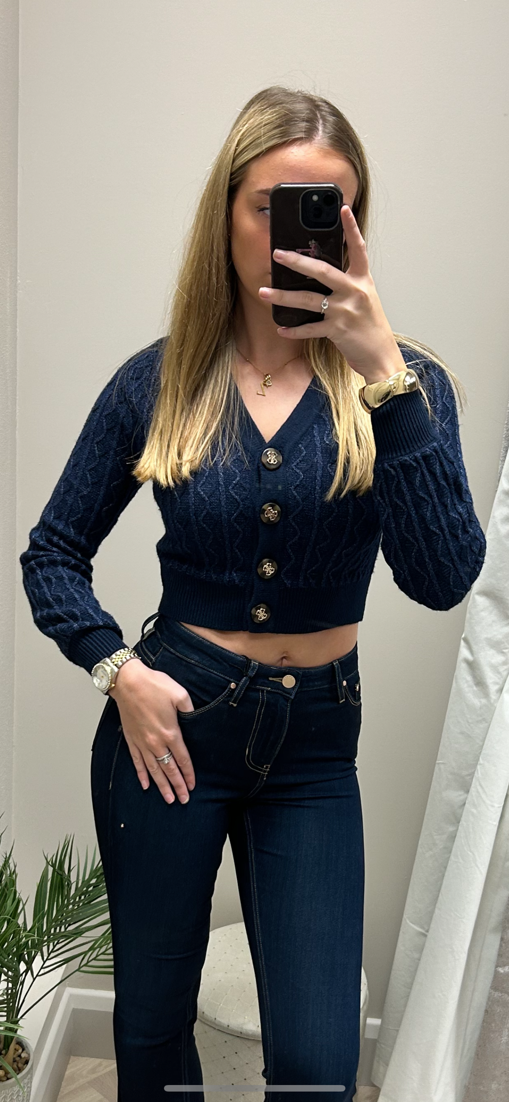 Guess Tiffany navy cardi w4brofz3k40