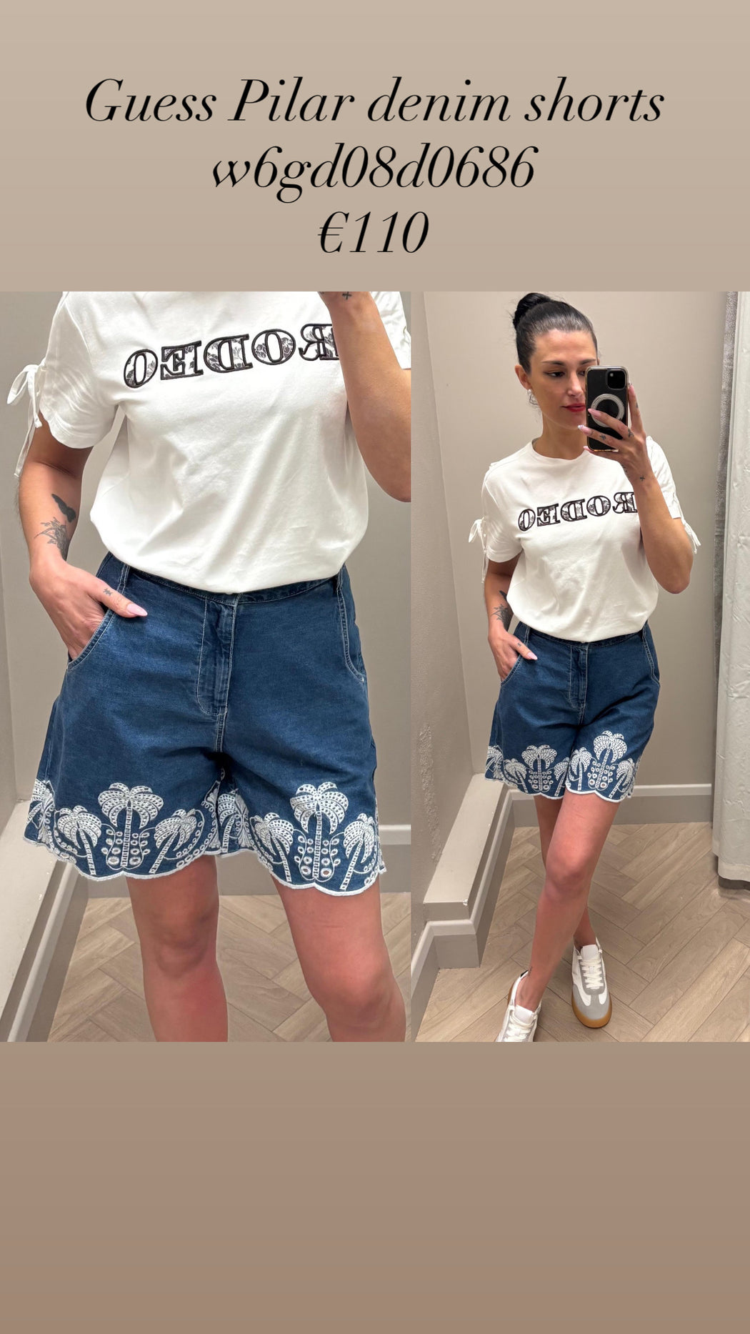 Guess Pilar denim  shorts w6gd08d0686