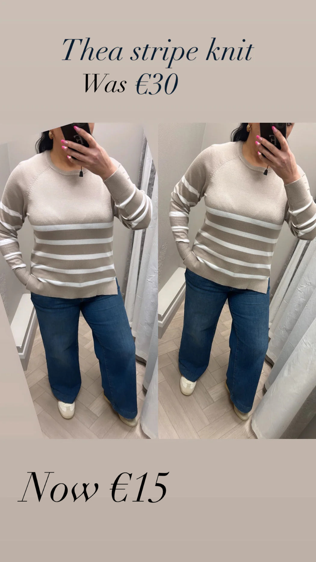 Thea stripe knit