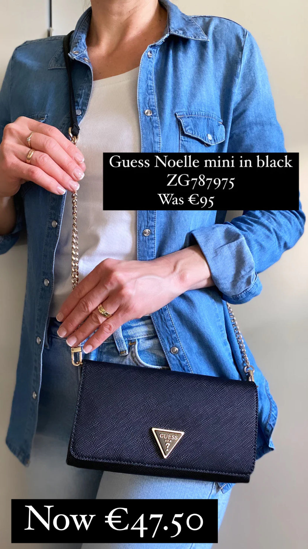 Guess Noelle mini in black ZG787975