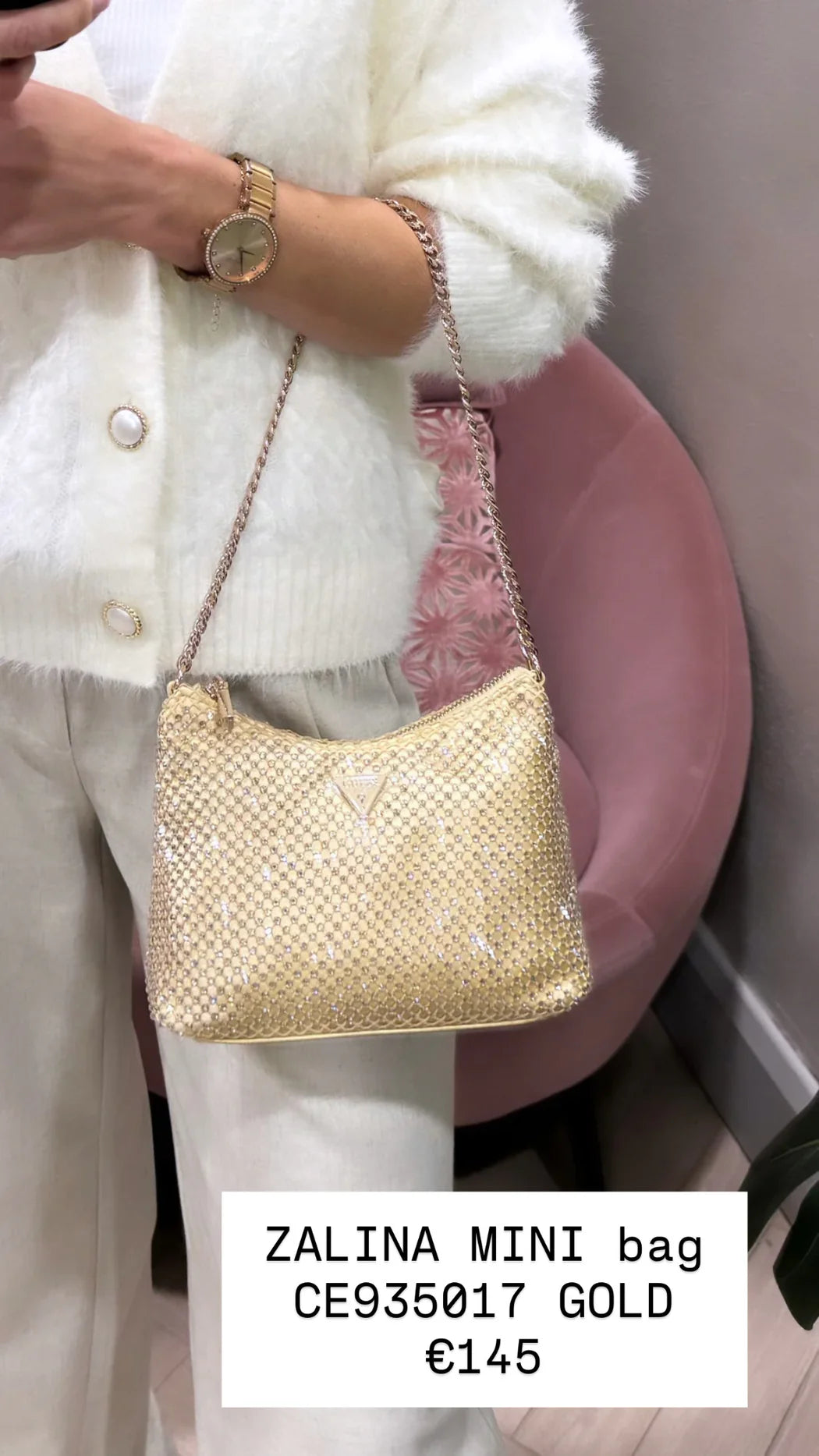 ZALINA MINI bag CE935017
GOLD