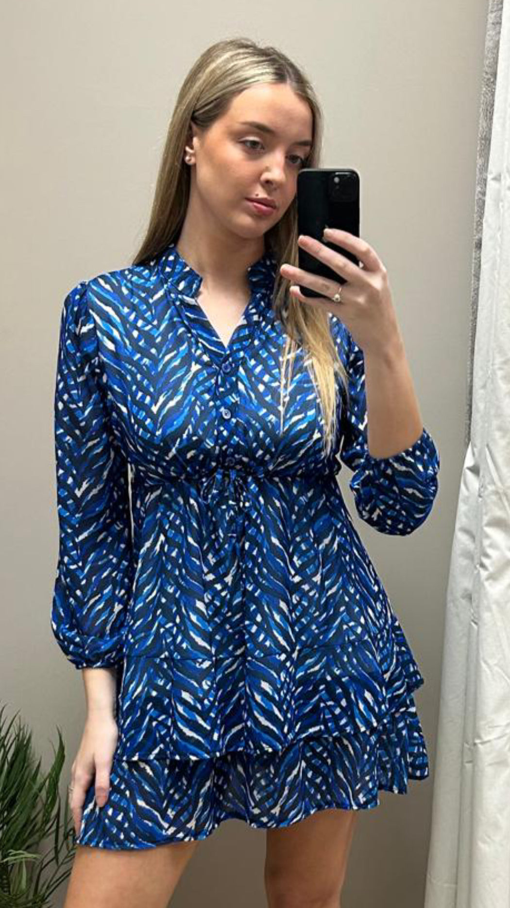 Blue navy  Latina mini dress
