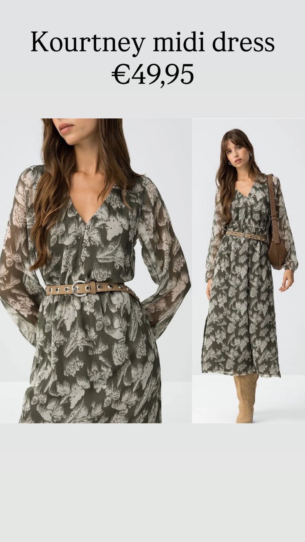 Kourtney midi dress