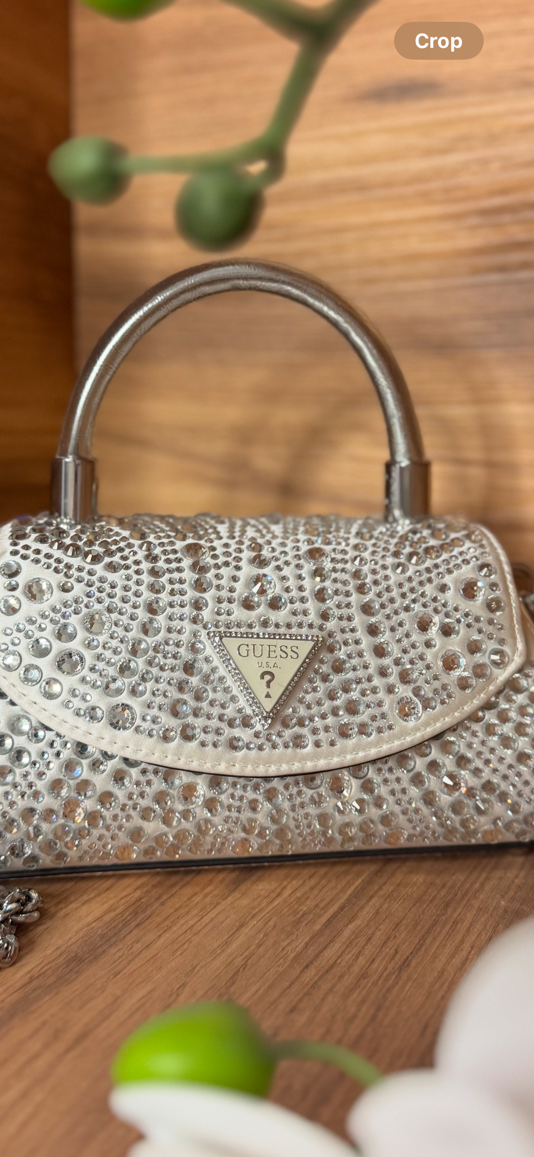 Guess silver beauvoir mini bag ZG952878