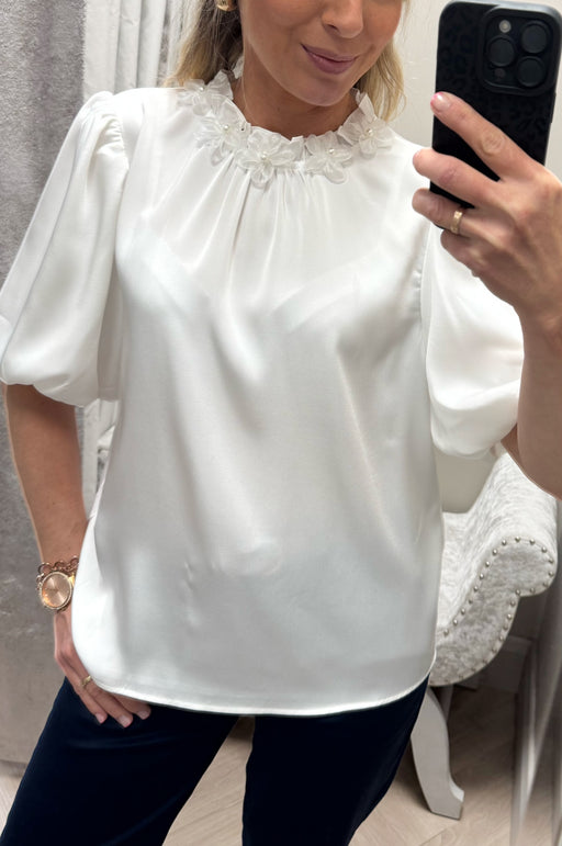 Elsie white top